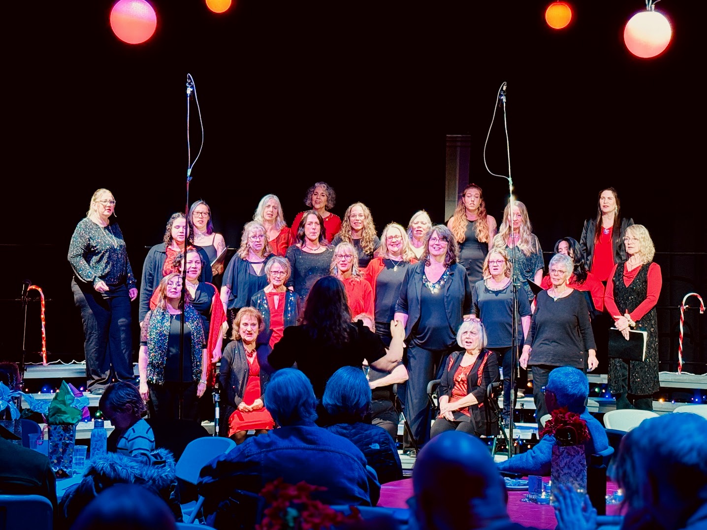 Valley Echoes performing on stage