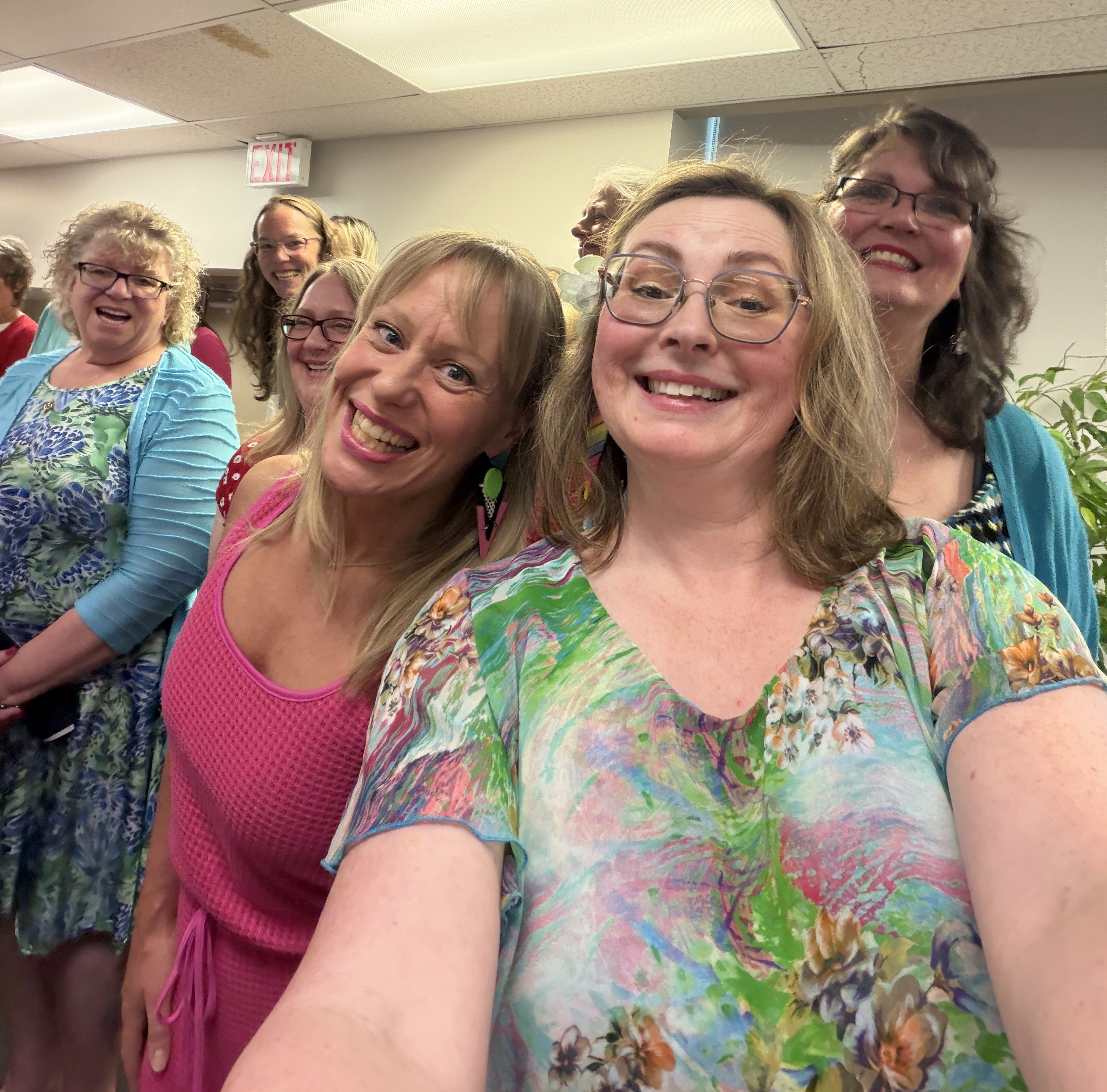Valley Echoes members smiling together
